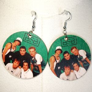 Custom made Take me back to the 90s Throwback Backstreet boys dangle earrings